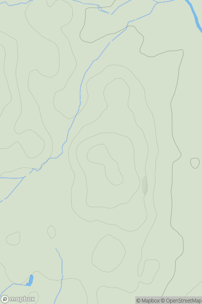 Thumbnail image for The Knotts [Lake District S] showing contour plot for surrounding peak